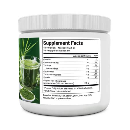 Wheatgrass Superfood Organic Vegan