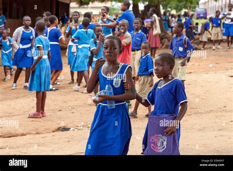 School Children Accra Ghana Africa Stock Photo Alamy
