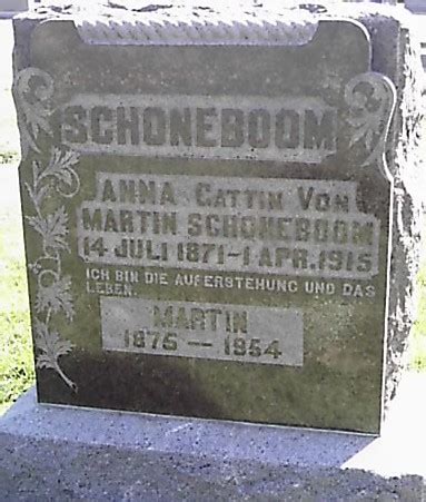 Martin Schoneboom 1871 1954 Find A Grave Memorial