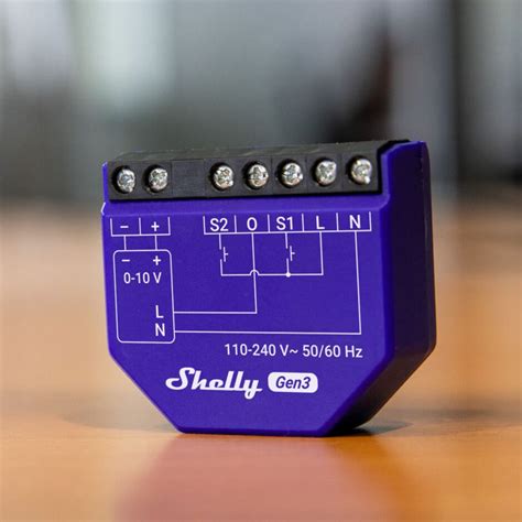 Shelly Dimmer V Pm Gen Stm Vac Modul Wifi Shelly Dimm