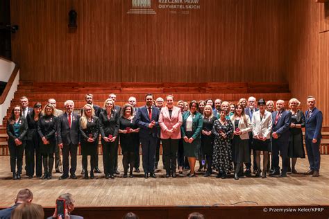 Odznaczenia Z Okazji Jubileuszu Lecia Urz Du Rzecznika Praw