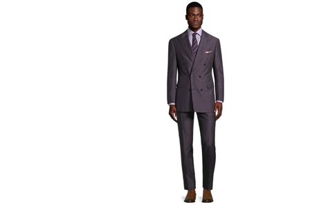 Plum Wool Linen Suit Oliver Wicks