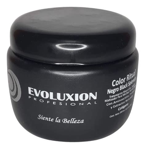 Mascarila Profesional Matizadora Negra Evoluxion 350 Ml Mercado Libre