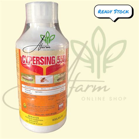 1L Cypersing 550 Cypermethrin 5 5 Racun Serangga Insecticide Shopee