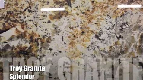 Splendor Granite Countertop By Troy Granite Youtube