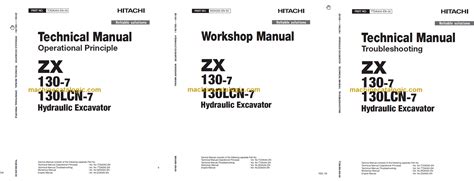 Hitachi Zx130 7 130lcn 7 Technical And Workshop Manual Machine Catalogic