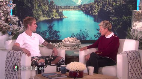 Justin Bieber's interview On The Ellen Degeneres Show (12-5-16) - YouTube