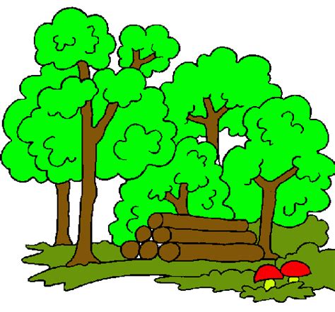 Dibujo De Bosque Pintado Por Arboles En Dibujos Net El D A A