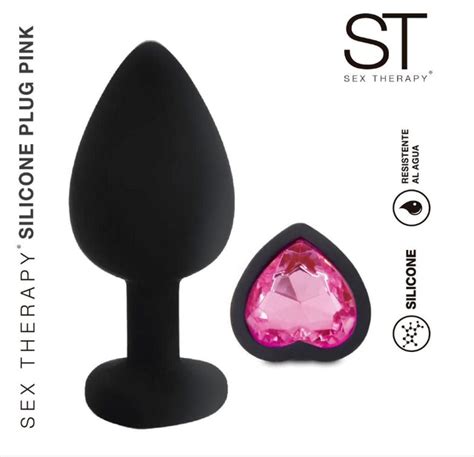 Silicone Anal Plug Corazón Rosa Juicy Pink
