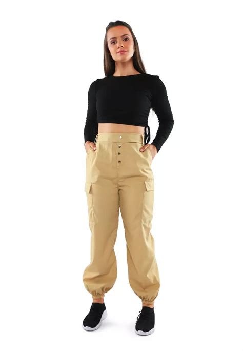 Buy London Rag Style Up Cargo Belted Pant In Nude 2025 Online ZALORA