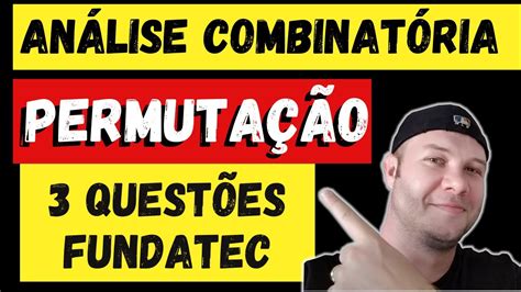 Preparação Concurso Brigada Militar Análise Combinatória 3 Questões