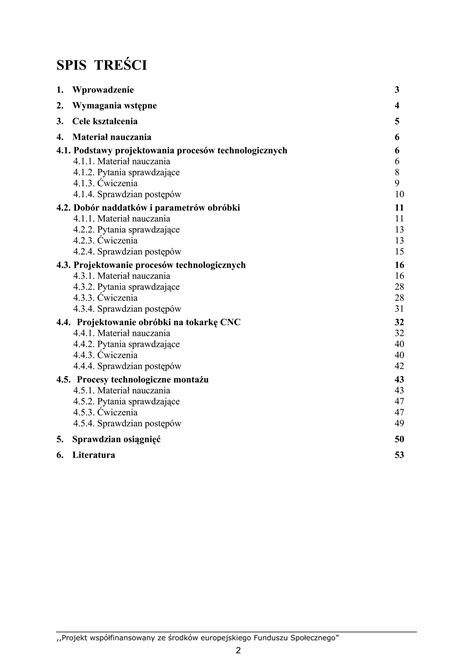 Projektowanie Proces W Technologicznych Pdf