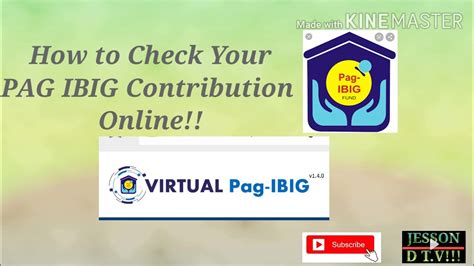 How To See Your Pag Ibig Contribution Online Templates Sample Printables