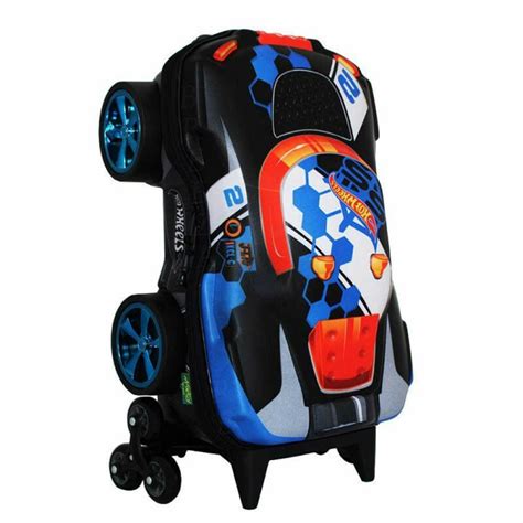 Mochila D De Rodinhas Infantil Hot Wheels Terrain Storm Preto Maxtoy