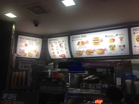 Menu At Mcdonalds Amsterdam Eerste Van Swindenstraat 68 70