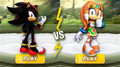 Sonic Forces Speed Battle Shadow Vs Tikal And Boscage Maze Sonic New