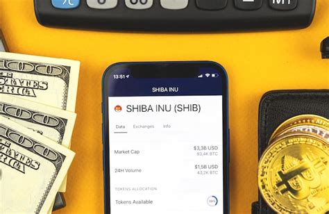 Moneda criptográfica canina shina inu banca en línea comercio e