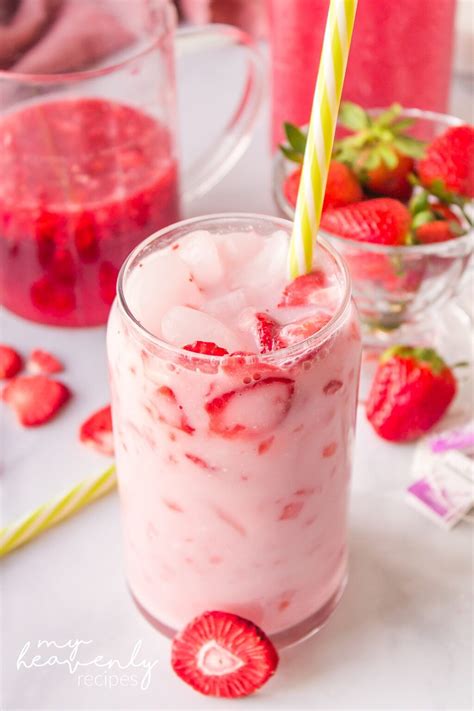 Pink Drink Copycat Recipe My Heavenly Recipes