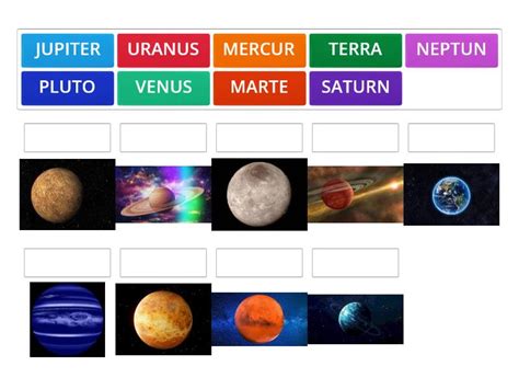 Planetele Sistemului Solar Match Up
