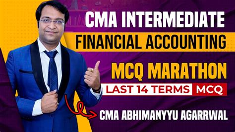 Cma Intermediate Financial Accounting Mcq Marathon Last Terms