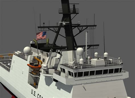 USCGC KIMBALL LEGEND CLASS US CUTTER COAST GUARD 3D Model CGTrader