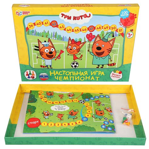 Настольная игра Умные игры Три кота купить по цене 199 ₽ в интернет ...