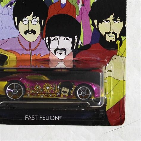 Fast Felion Mattel Hot Wheels The Beatles Yellow Submarine Ebay