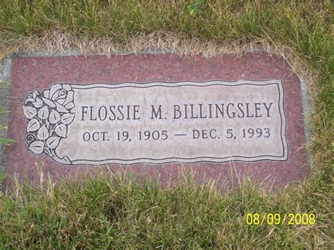 Flossie M Billingsley 1905 1993 Find A Grave Memorial