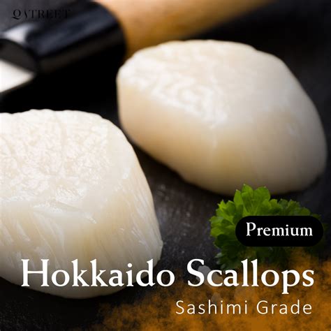 Premium Hokkaido Scallops Sashimi Grade 1kg Qstreet Store