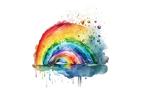 Watercolor Rainbow 1 Graphic by gornidesign · Creative Fabrica