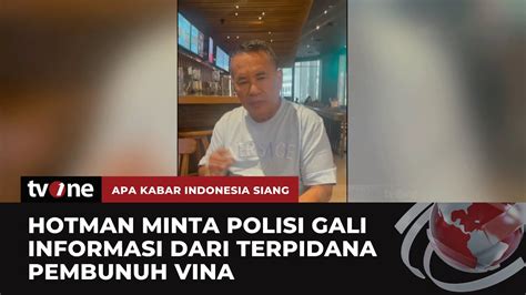 Blak Blakan Hotman Paris Bahas Penyidikan Kasus Vina Cirebon Akis