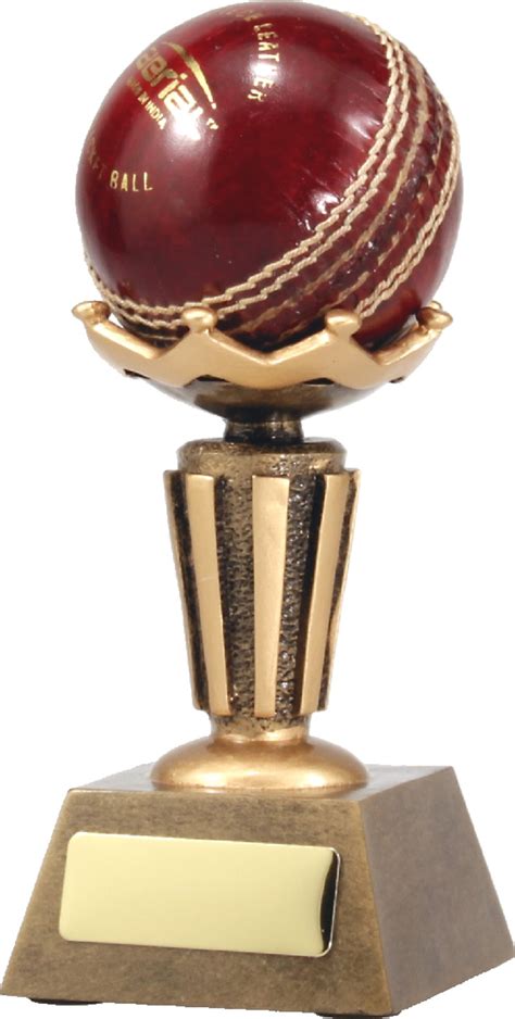 A1005 Cricket Ball Holder Trophy Gold 175mm Icon Awards And Engraving