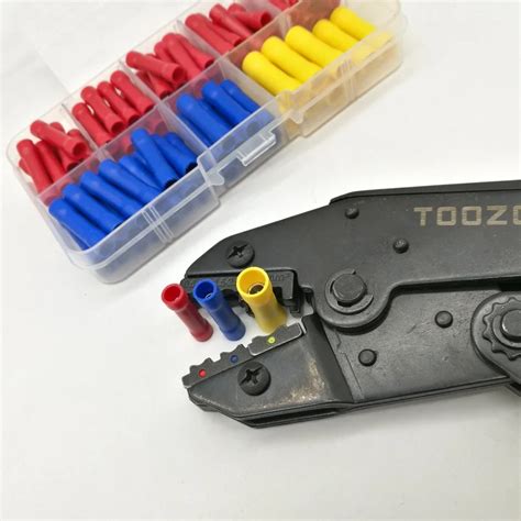 Buy 100pcs Insulated Straight Wire Butt Connector