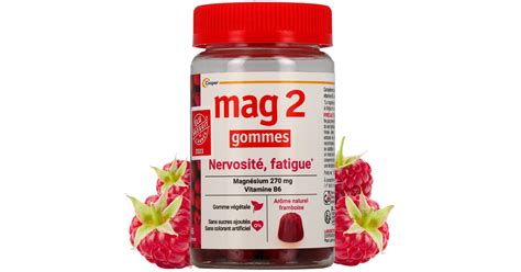 Mag Gommes Nervosit Fatigue Magn Sium Vitamine B