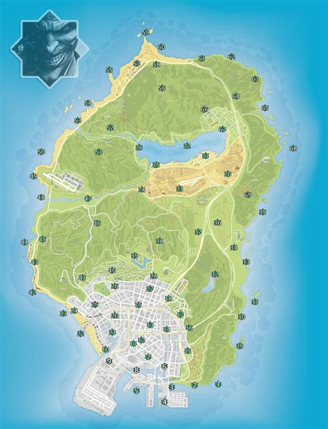 Gta V Action Figures Locations Map