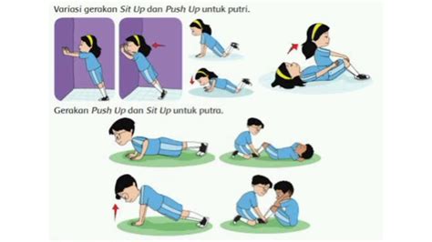 PJJ PJOK KELAS 5 LATIHAN KEBUGARAN JASMANI PUSH UP SIT UP BACK UP