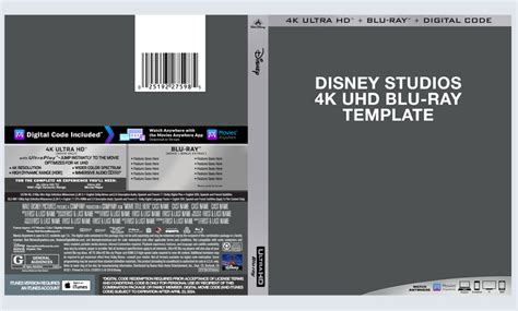 Dvd Cover Site Recent Download Additions Walt Disney Pictures Ultrahd