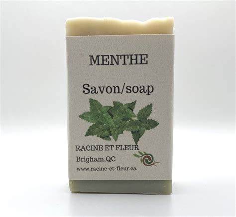 Savon à la menthe Racine et Fleur