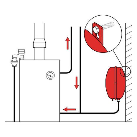 Flamco Flexcon P 35 Liter 1 Bar Verwarming 13336 Kopen