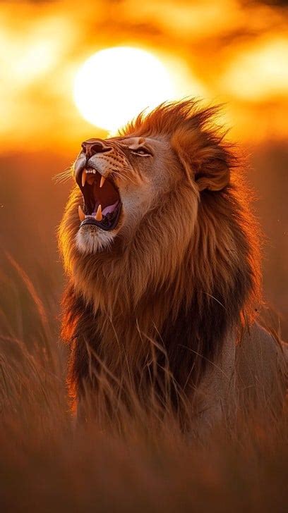 Free Majestic roaring lion Image | Download at StockCake