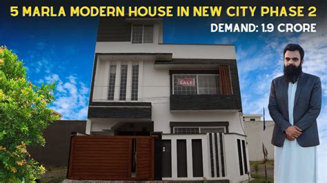 Marla Modern House For Sale In New City Phase Wah Cantt Youtube