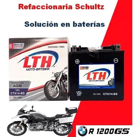 Bater A Para Moto Bmw R Gs Lth Ctx Bs Ytx Bs