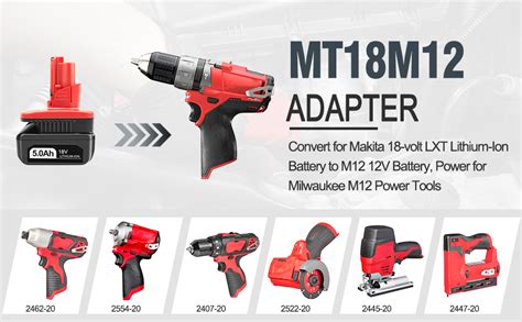 Advtronics Battery Adapter For Milwaukee 12v M12 For