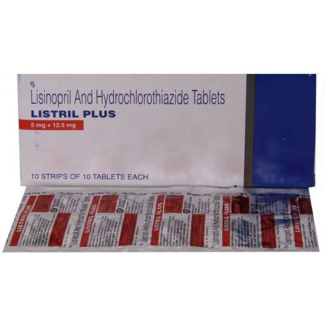 Listril Plus Tablet S Price Uses Side Effects Composition