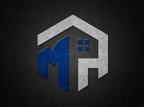 Mh Construction Or Real State Company Logo By Jakir Hossain On Dribbble