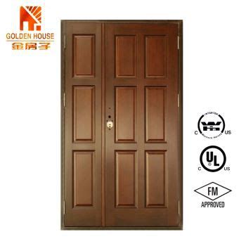 China Customized 60 Mins Wooden Fire Rated Solid Timber Doors Suppliers