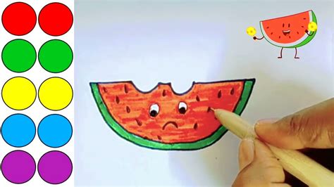 How To Draw Fruits Step By Step Easy Drawing Doodlekidzart Youtube