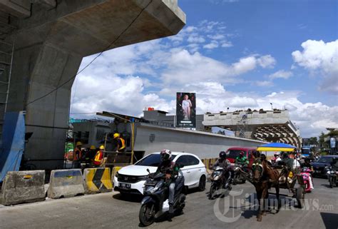 Ada Balok Girder Flyover Kopo Lalu Lintas Direkayasa Foto