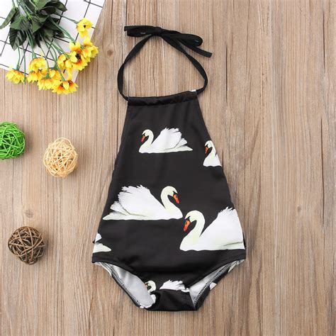 Bikini con de cisne para niños y niñas Tankini co Grandado