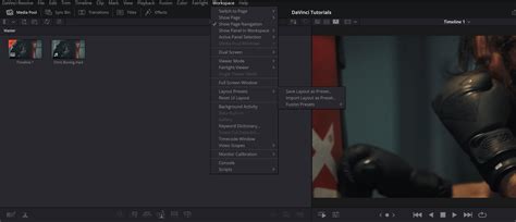 How To Save Layouts In DaVinci Resolve